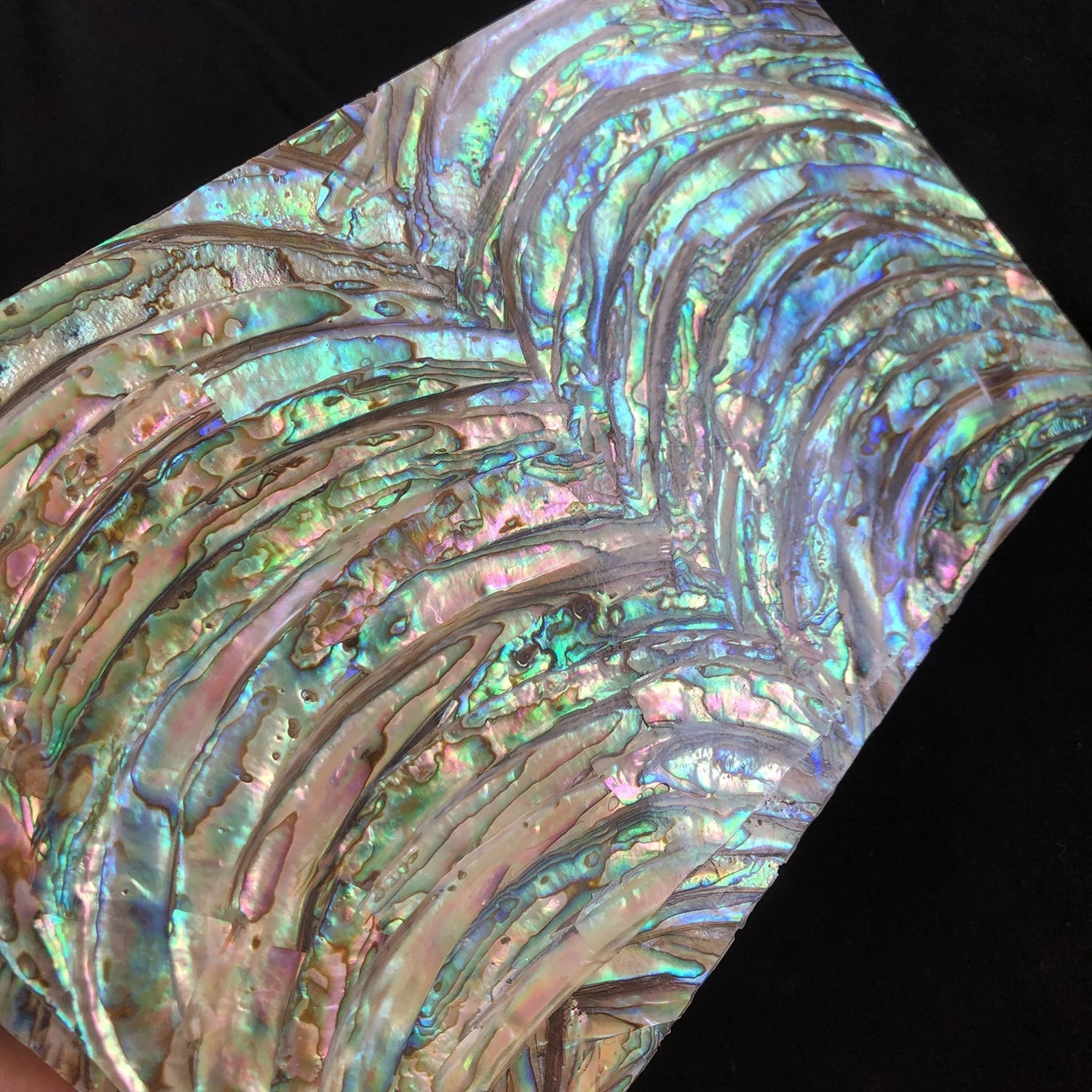 XE-013 Abalone Shell Pieces Natural Shell Paper New Zealand Abalone Shell Sheet For Art Craft Furniture Counter Top