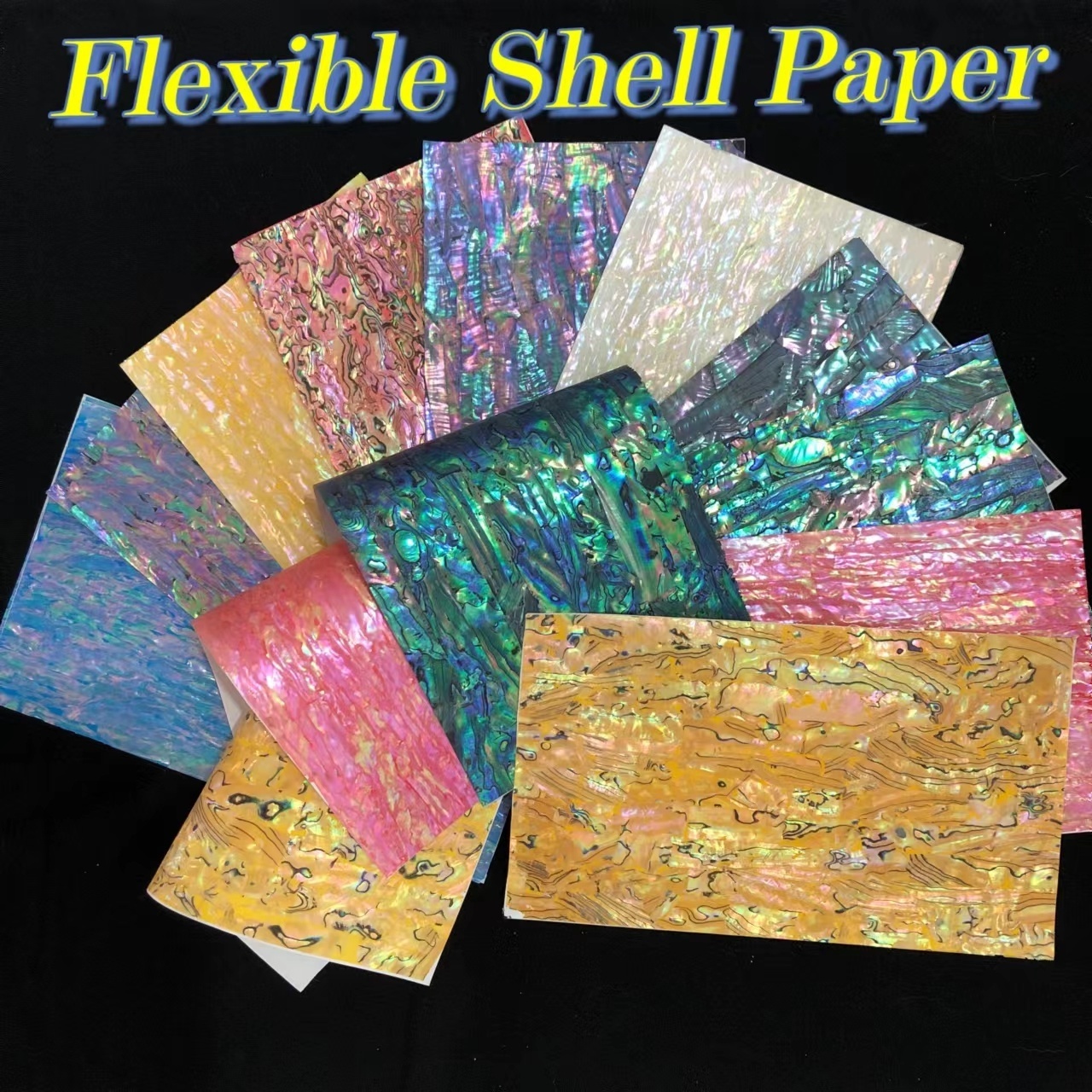 XE-111 Real New Zealand Abalone Sea Shells Craft Abalone Sheet Shell Paper For ArtJewelry Decoration