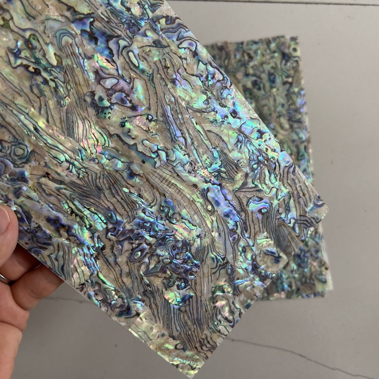 XE-006 Natural Shell Paper New Zealand Abalone Shell Sheet  Mosaic For Furniture Inlay Guitar Accessories Carving