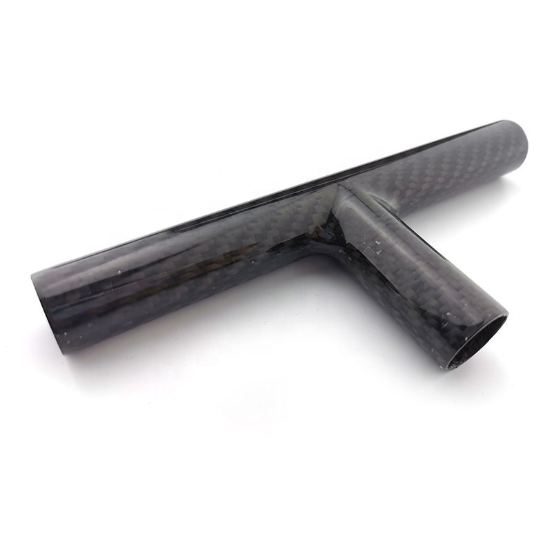 Carbon Fiber T-shaped Pipe Connecting Pipe