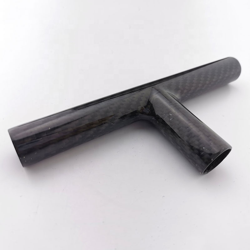 Carbon Fiber T-shaped Pipe Connecting Pipe