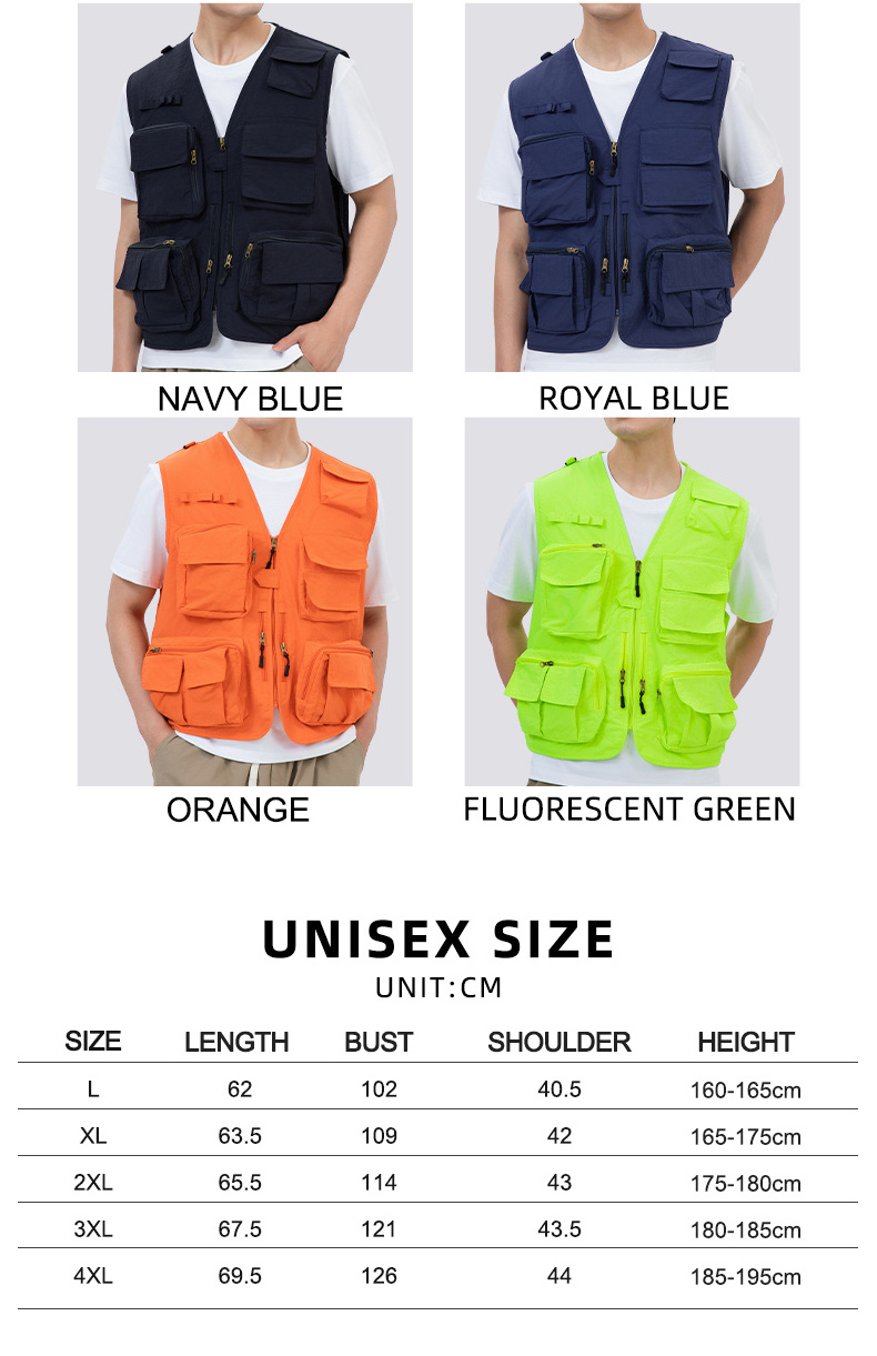 Work Uniform Construction Electrician Safety Fleece Vest Men Design Wedding Waistcoat Golf Vest