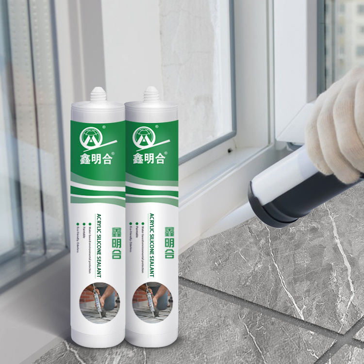 300ml Waterproof Acrylic Sealant Silicone Clear Environmental Friendly Sealant For Caulking