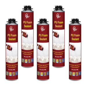 OEM ODM 750ml High Density Low Expanding Soundproof Waterproof Polyurethane PU Foam Spray for Windows & Door Frames