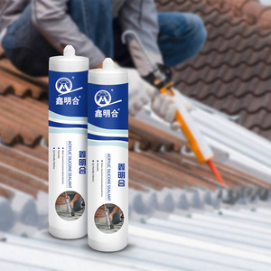 Factory price paintable weatherproof anti-crack waterproof acrylic siliconized proof acrylic sealant latex repairing caulk