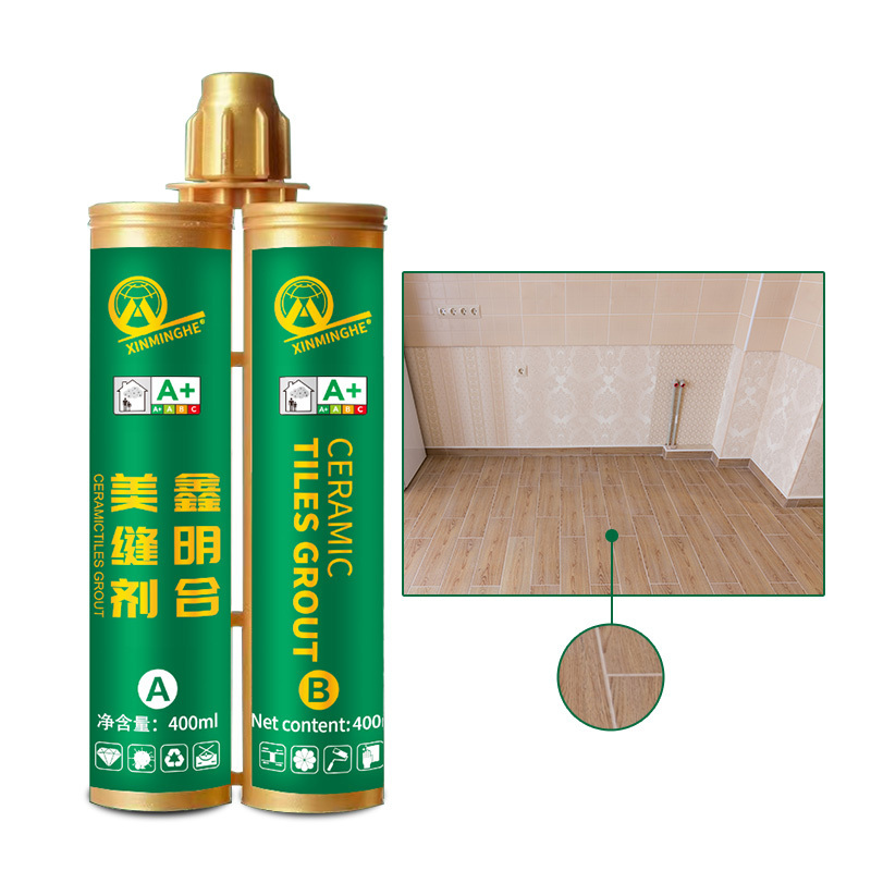 Eco-Friendly 400ml Waterproof Adhesives Sealant Glitter Tile Crack Gap Filler Ceramic Gold Beauty Seam Sealer Epoxy Tile Grout