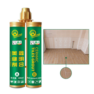 Eco-Friendly 400ml Waterproof Adhesives Sealant Glitter Tile Crack Gap Filler Ceramic Gold Beauty Seam Sealer Epoxy Tile Grout