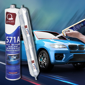 single component car windshield rubber window rtv auto glass windscreen PU silicone sealant 600ml in bulk