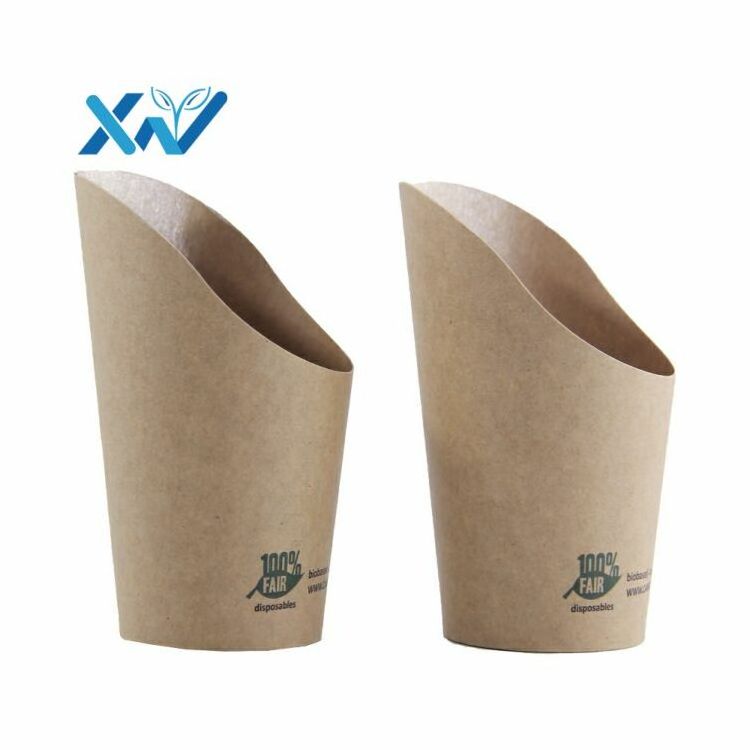 Hot Sale French Fries Fried Chicken Potato Chips Paper Cups Packaging Paper Box Recyclable Packaging Food Grade Paper Paperboard