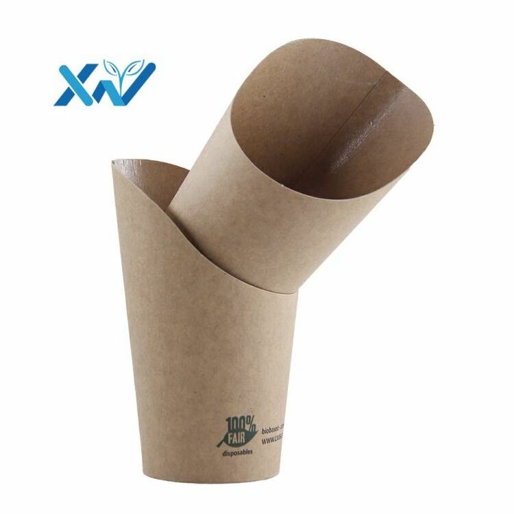 Hot Sale French Fries Fried Chicken Potato Chips Paper Cups Packaging Paper Box Recyclable Packaging Food Grade Paper Paperboard