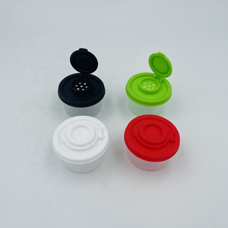 Salt and Pepper Shakers Moisture Proof Mini Salt Shaker Camping Picnic Outdoors Kitchen Plastic Airtight Spice Jar Dispenser