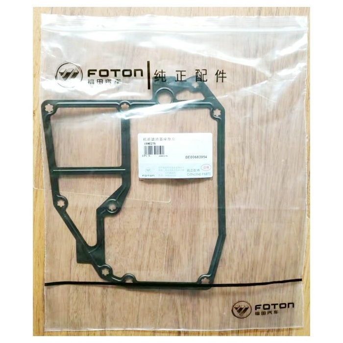 Fit oil cooler refrigeration gasket diesel engine spare parts good quality oil cooler gasket oil filter gasket 4990276