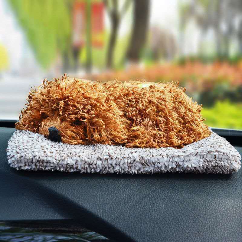 New Design Activated Carbon Simulation Panda Dog  Fox Car Interior Plush Doll Ornaments Cleanse Decor Kawaii Decor