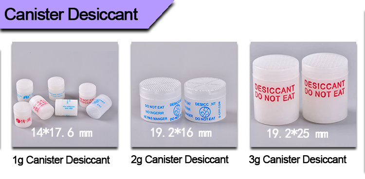 1g silica gel pharmaceutical capsule desiccant silica gel canister desiccant