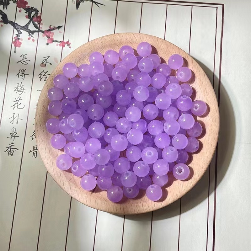 Wholesale glass glazed 10mm round beads loose beads DIY handmade jewelry making bracelet materials