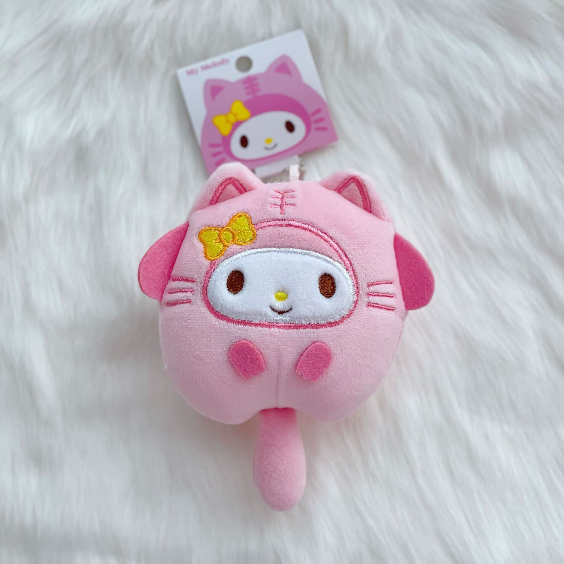 In Stock Plush Toys My Melody Kuromi Cinnamoroll Plush Dolls Stuffed Keychain Claw Machine Kuromi Stuffed Toys