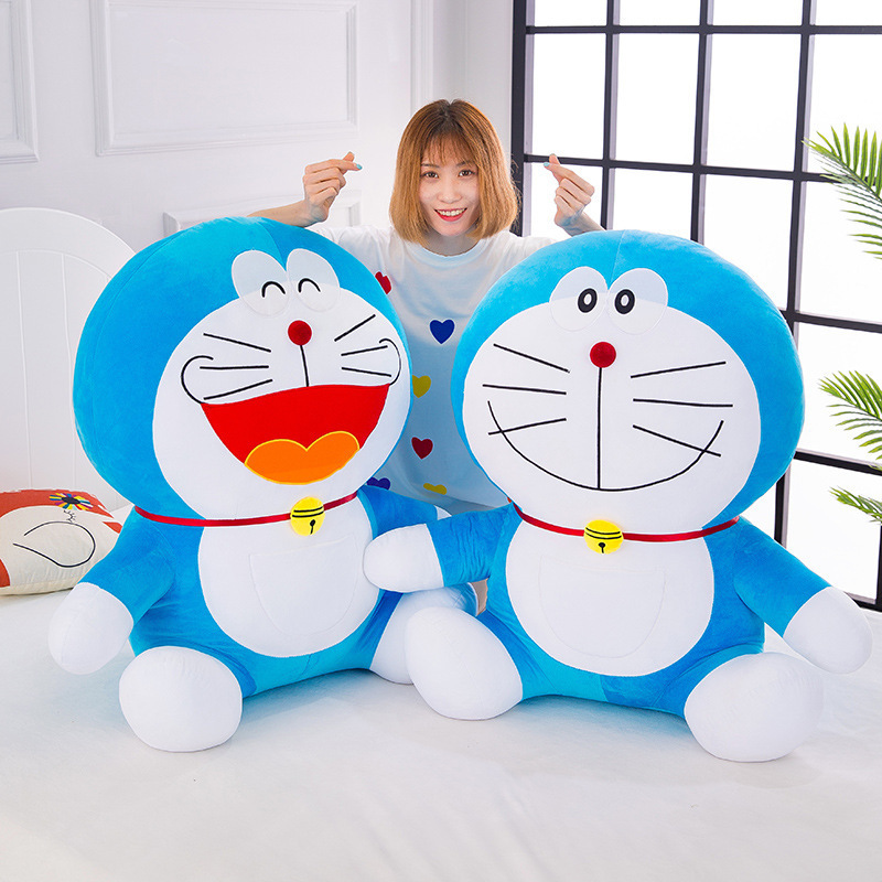 Manufacturer wholesale Dream doll doraemon doll Dingdang cat doll blue fat pillow plush toy birthday gift girl