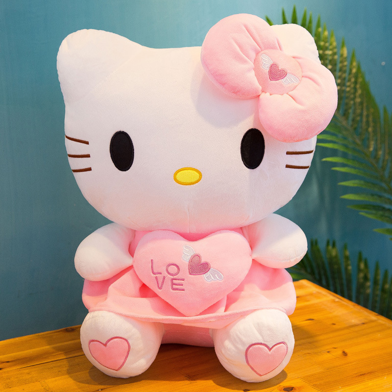 RTS Kt Cat Doll Hi Kitty Plush Toy Sourcing Agent Christmas Pink the Kitty Plush Toys Pink Easter Stuffers Kitty Stuffed Dolls