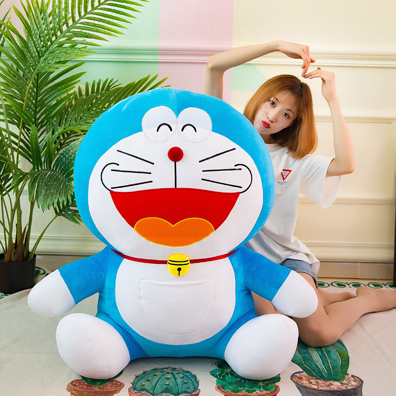 Manufacturer wholesale Dream doll doraemon doll Dingdang cat doll blue fat pillow plush toy birthday gift girl