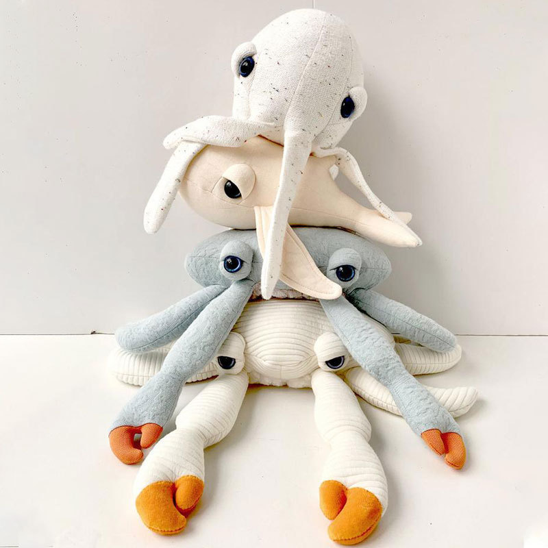 High Quality cartoon soft crab New design stuffed plush doll toys for Christmas baby gifts Fluffy Lobster Comforting Baby