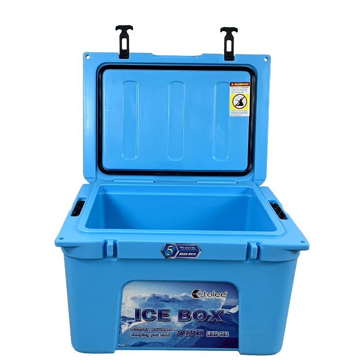 WeVi 45 QT  Cooler Hard Insulated Portable Outside Ice Chest Cooler Box with Lock