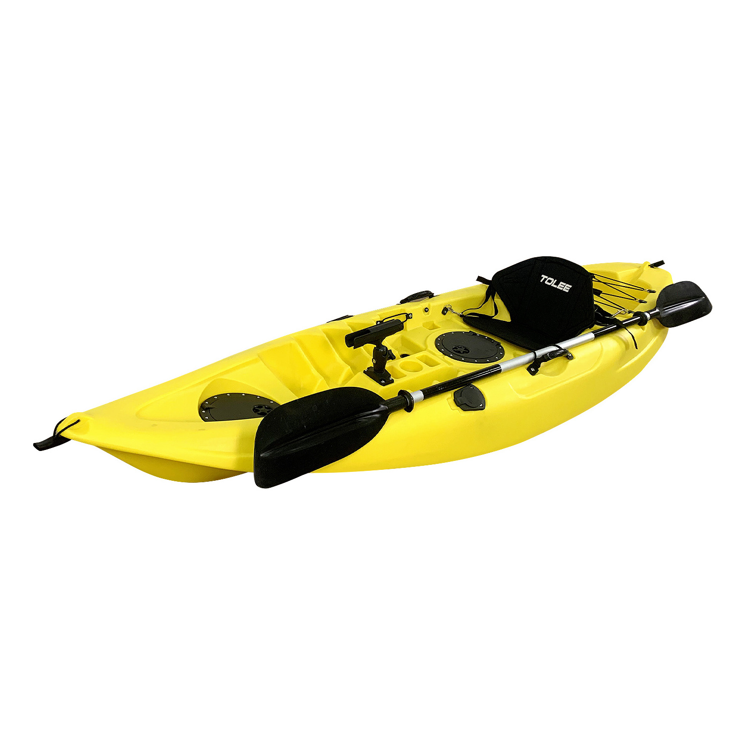 TOLEE fishing rowing boat cheap plastic single fishing  kayak pedal one seat boat fishing  rowing boat kayak sit on top