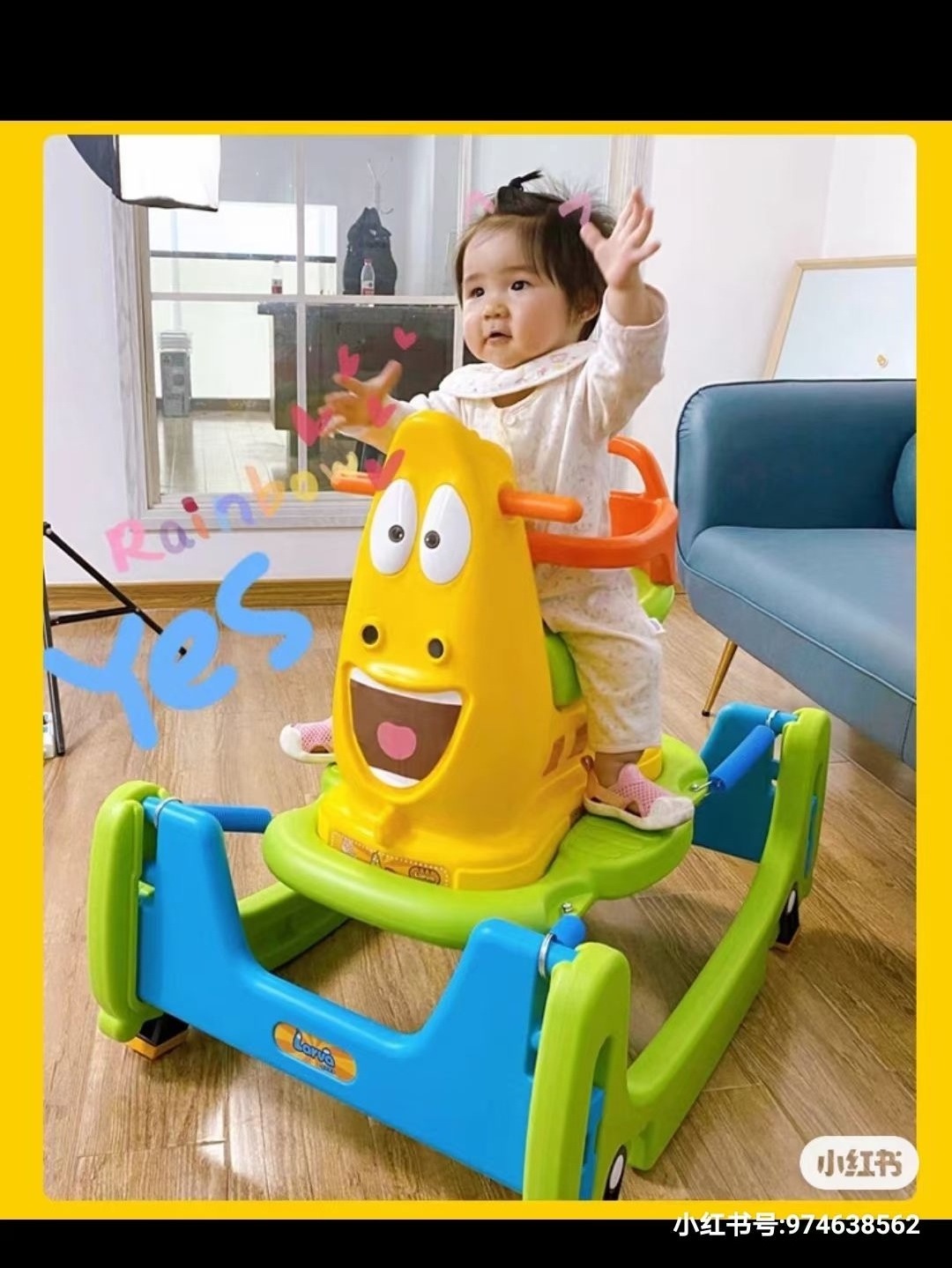 TOLEE Multifunction Plastic Children Animal Horse Riding Rocking Horse Toy For Kids Baby toy rocking horse plastic car