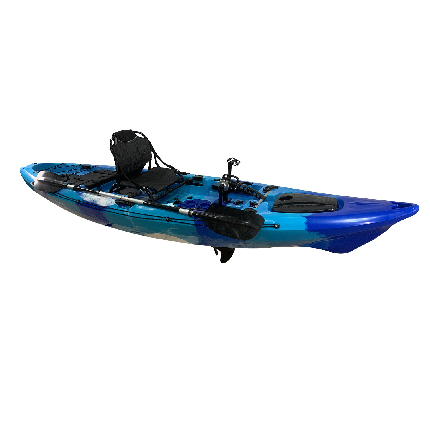 TOLEE  Kayak Canoe Sit On Top Motor Electric Kayak With Electric Trolling Motor, Fishing Jet Motor Kayak 12ft