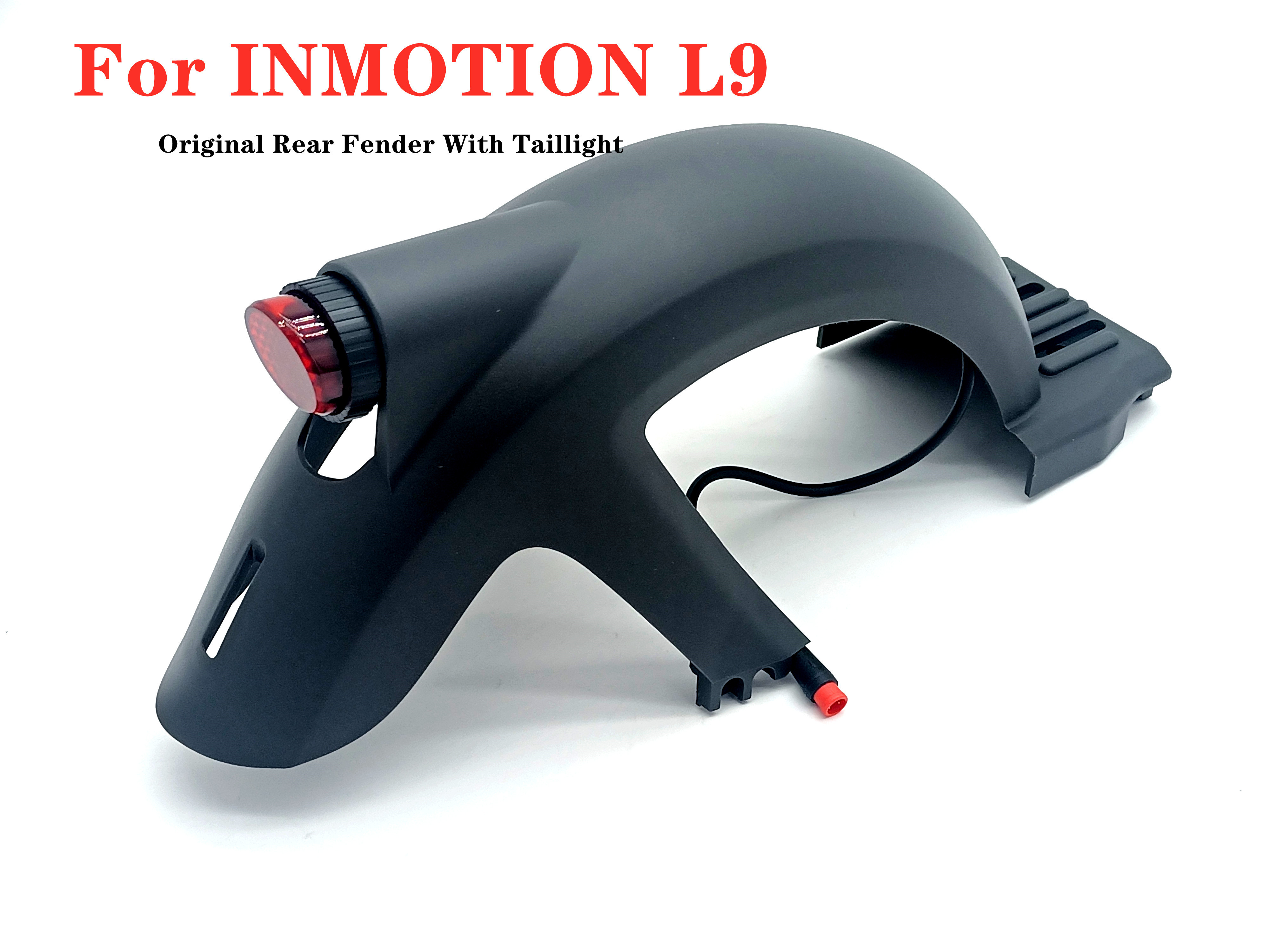 Original Rear Fender With Taillight for Inmotion L9 / S1 Smart Electric Scooter Skateboard Rear Mudguard Replacement Accessories