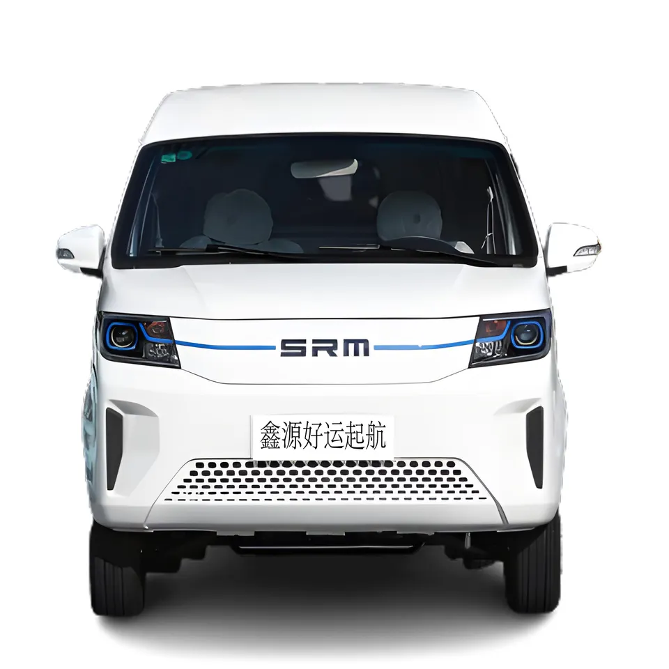 Cheap High Speed 90KM/H SRM Cargo Van 2 Person Electric EV Car Auto Vehicles Cargo Van Mini Truck