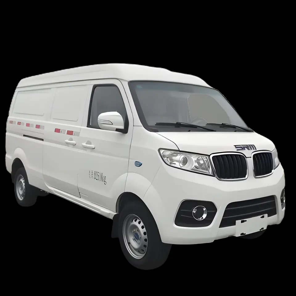 Cheap High Speed 90KM/H SRM Cargo Van 2 Person Electric EV Car Auto Vehicles Cargo Van Mini Truck