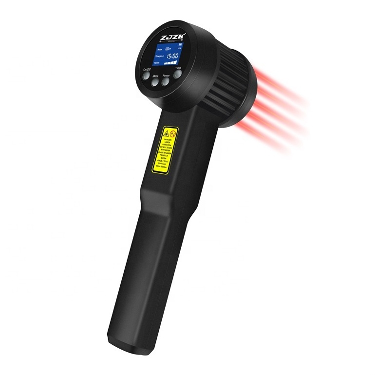 healing portable laser 808 nm semiconductor laser treatment instrument for both human and animals