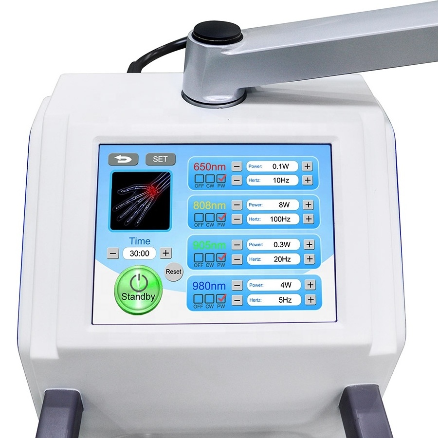 ZJZK robotic high intensity mls laser therapy machine 20W 980nm 905nm 808nm 650nm for hospital use