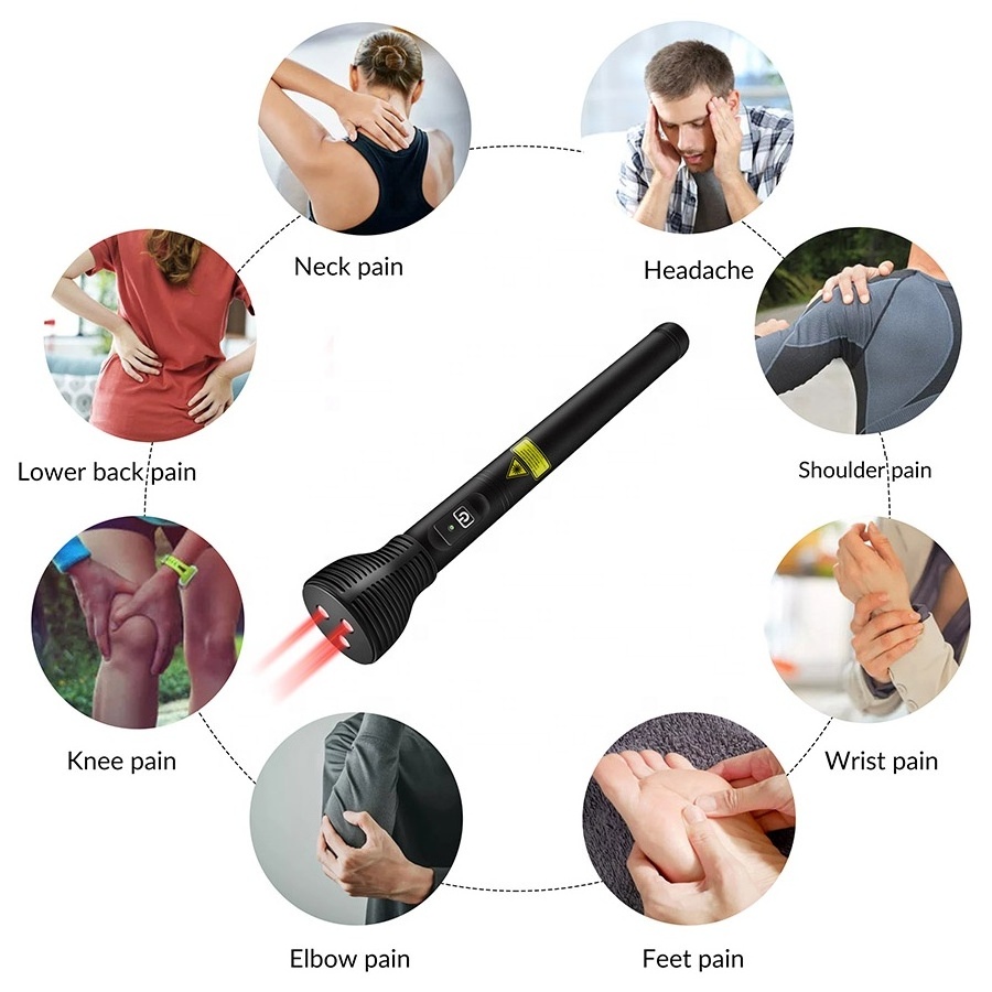 No side effect Class 3b needle free acupuncture laser pen 850nm 808nm for podiatry therapy