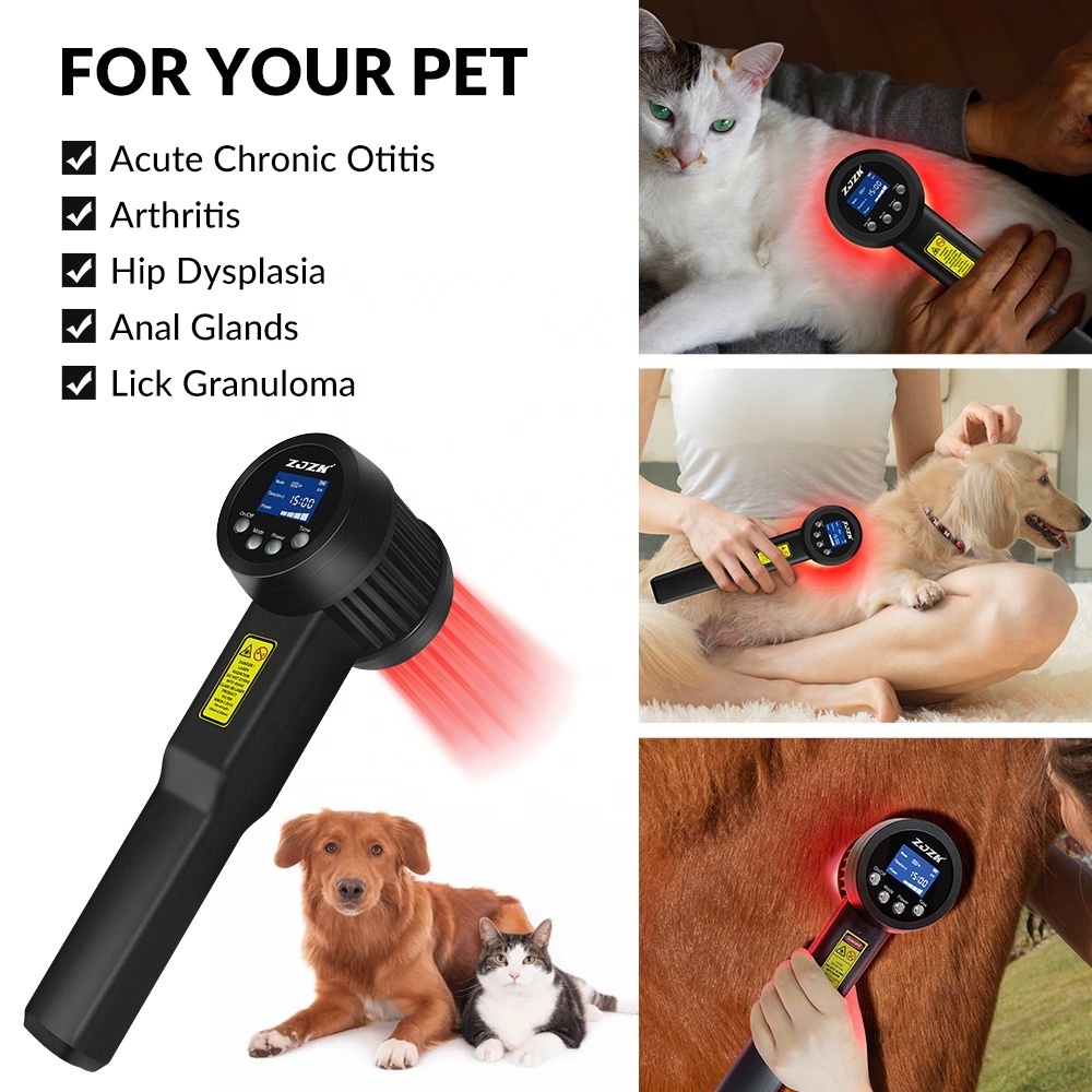 lllt laser therapy class 4 pain laser veterinary use pets dogs pain relief and wounds heal