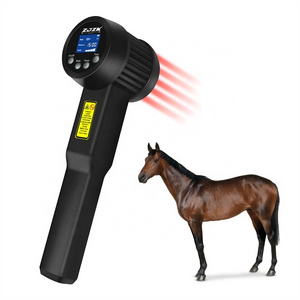 ZJZK handheld class 3b 650nm 808nm 5000mw laser lllt horse equine laser therapy for horse