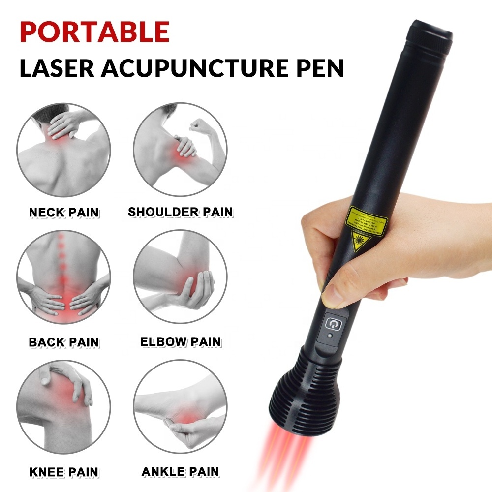 ZJZK class 3b cold laser therapy pen laser diode therapy 808nm for pain relief and anti-inflammation