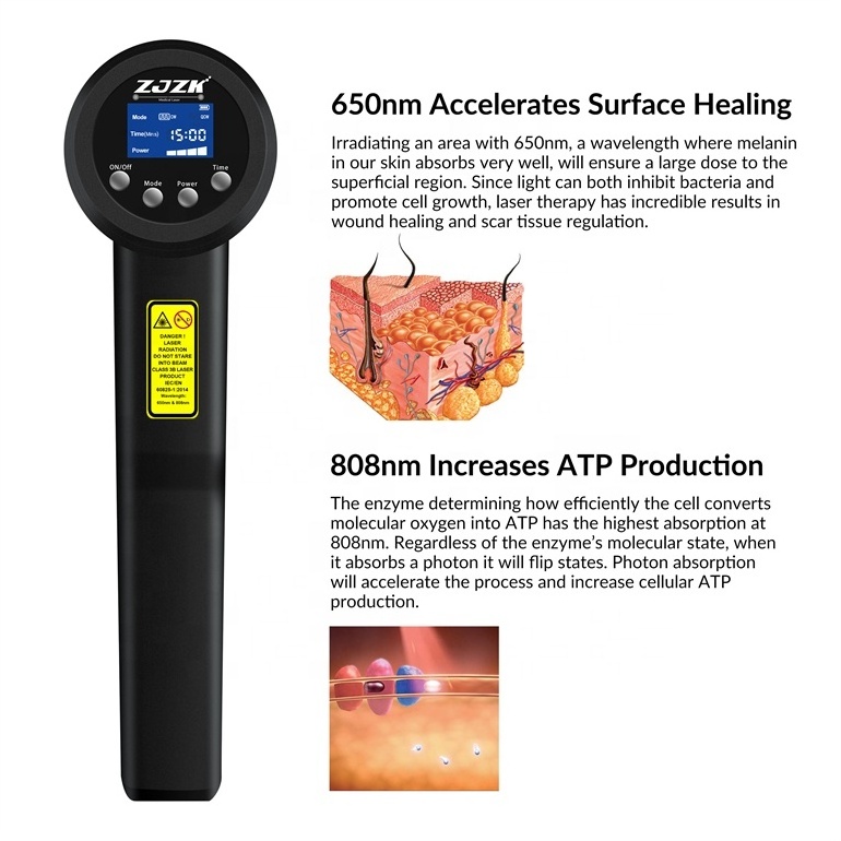 noninvasive 5000mW cold laser therapy device medical grade low level laser treatment for arthritic knees