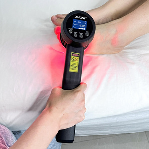 ZJZK mls laser therapy device physiotherapy class 4 3W 808nm 650nm continuous pulse modes with protection glass