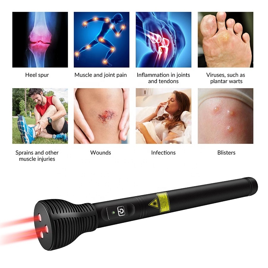 No side effect Class 3b needle free acupuncture laser pen 850nm 808nm for podiatry therapy