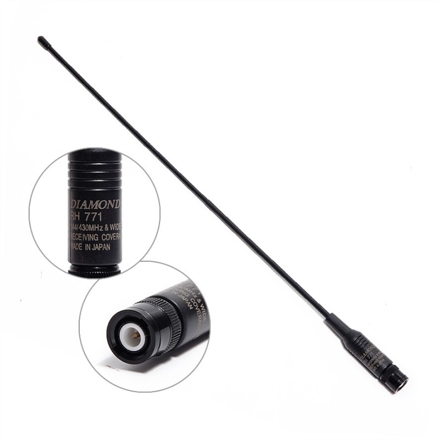 Diamond RH 771 BNC VHF/UHF 144MHz/430MHz Soft Antenna for YAESU Walkie Talkie HF Transceiver Two Way Ham Radio