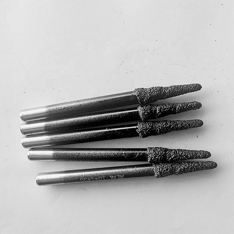 Good Quality Vacuum Brazed Diamond Carving Tool Stone Cnc Router Bits For Tombstone Headstone engraving machine