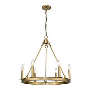 UL CUL Listed Gold Industrial Style Pendant Light Fixture For Restaurant C50495