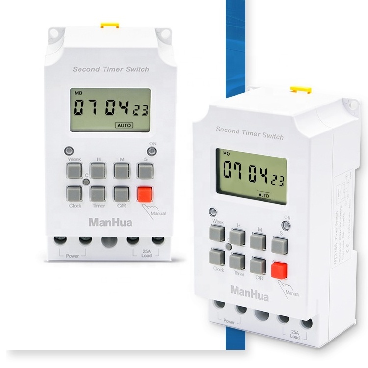 220V Automatic ON/OFF Second Daily Weekly LCD Relay General Purpose Microcomputer Programmable Intermatic Digital Timer Switch