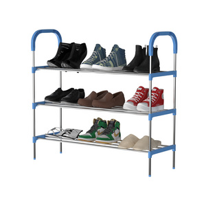 Hot sale 3 Tier Detachable Waterproof Holder Storage Organizer Metal Shoe Racks For Home