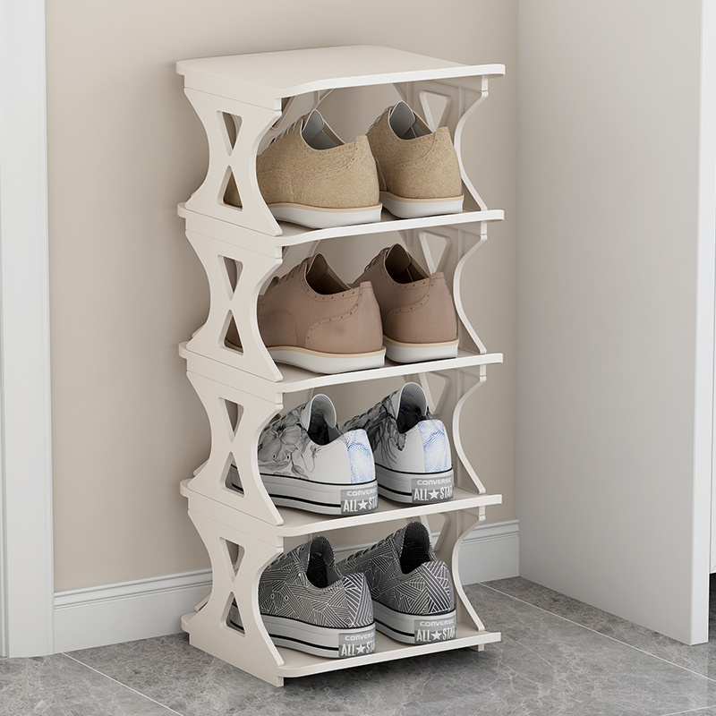 Hot Selling Living Room Furniture DIY Plastic Shoe Rack Portable Shoe Stand Storage Organizer Narrow Shoes Rack