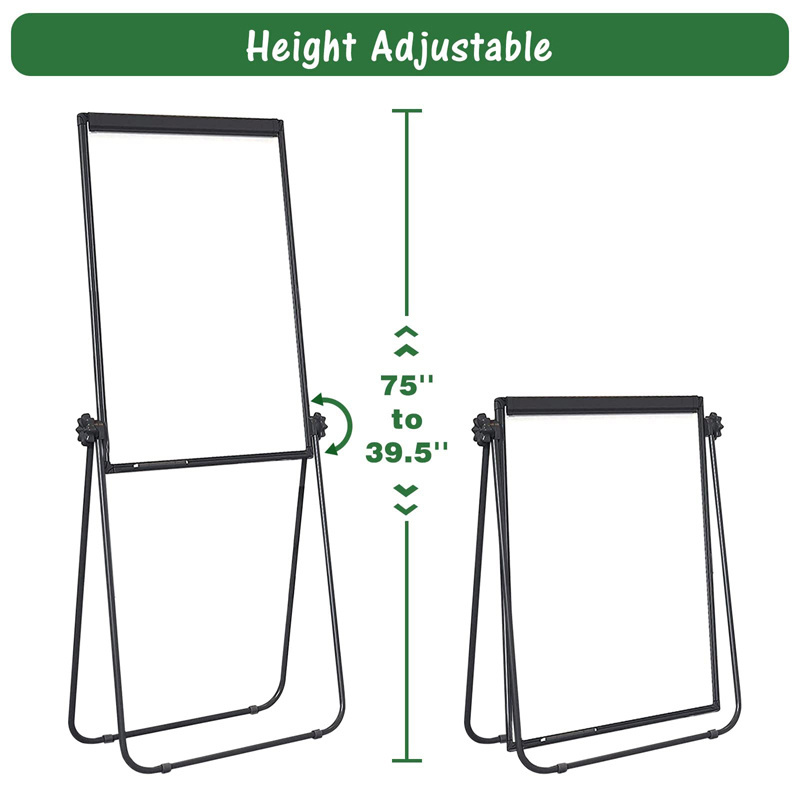 Magnetic Dry Erase Board Double Sided Flipchart Easel Board Portable Whiteboard Stand White Board