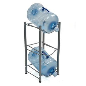 Home supply Wideny powder coated wire metal collapsible water bottle 5 gallon floor standing water dispenser shelf