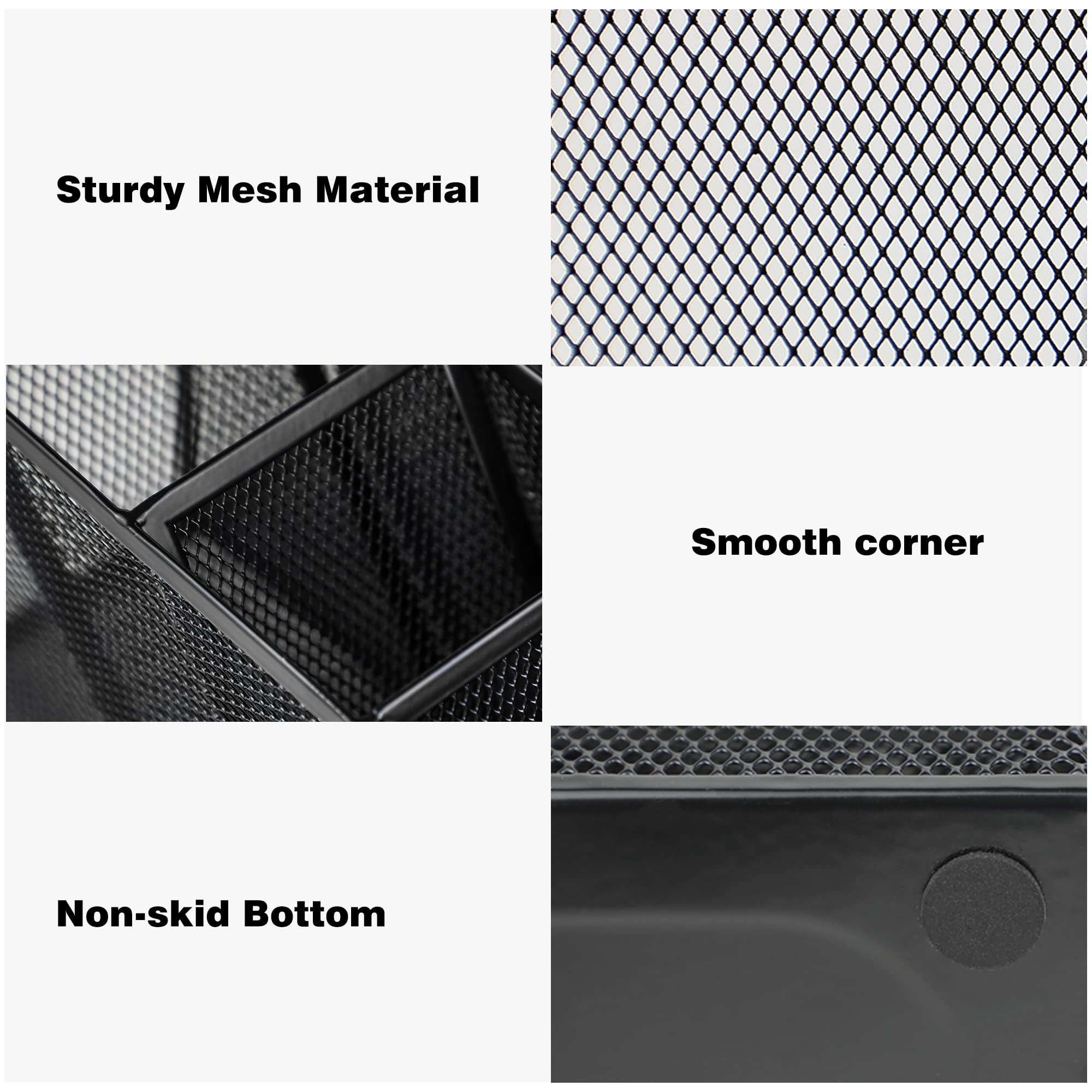 Art Supplies Mesh Black Multi-Functional Pen Desktop Organizer Storage Pencil for for School Home Art Office Supplie