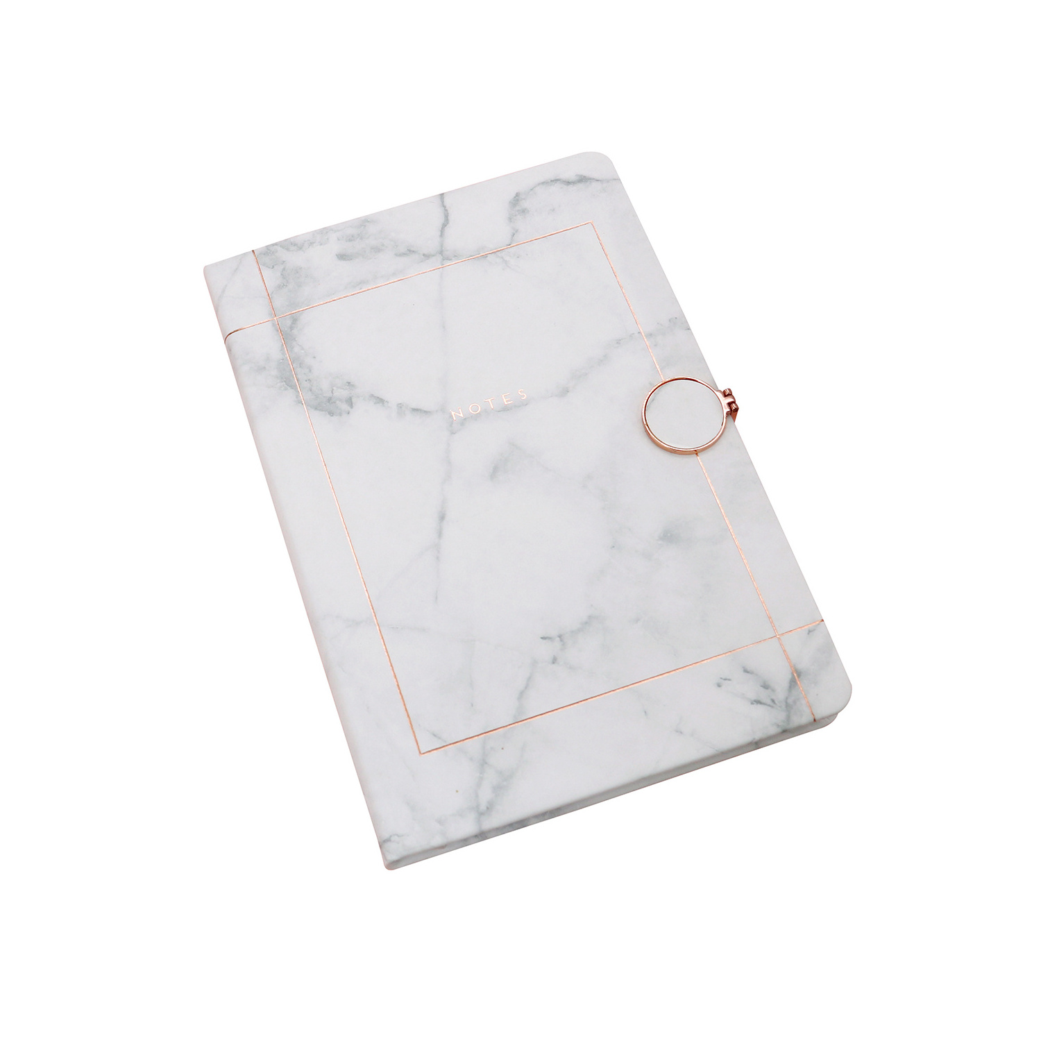 Marble Hard Cover Paper Diary, Luxury Hrdcover A5 Diary Planner with Lock Customized 150gsm 96 Sheets Hardcover Custom Color